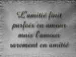 l amour ou l amitier